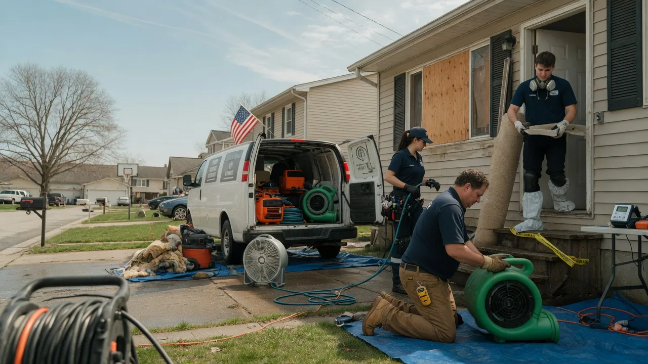 Water Damage Restoration in Blum, TX near me